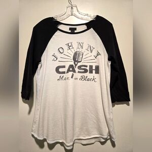 Johnny Cash Raglan Tee
